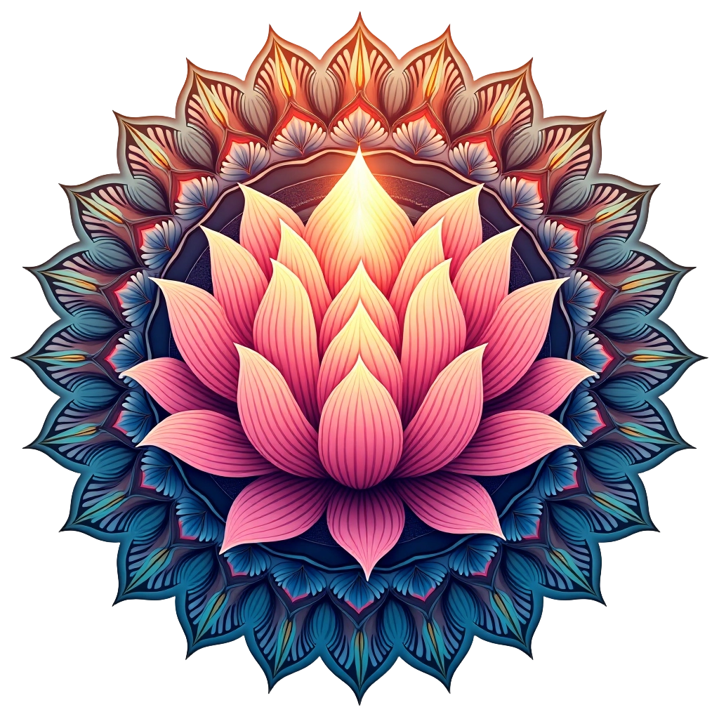 Radiant Lotus Mandala